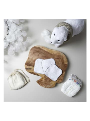 The Home Deco Kids Baumwollpads in Weiß - 10 Stück