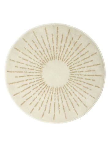 Ethnical Life Tapijt crème - Ø 80 cm