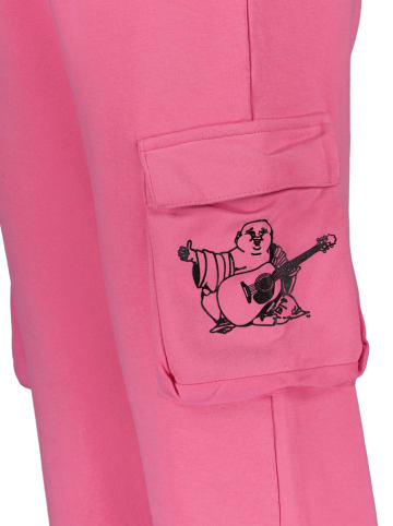 True Religion Spodnie dresowe w kolorze różowym