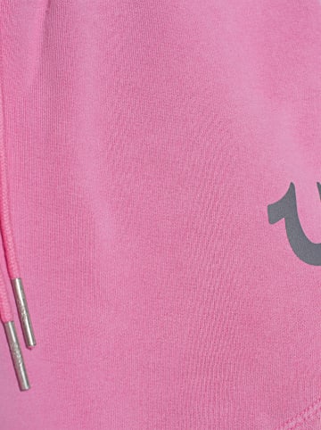 True Religion Szorty dresowe w kolorze różowym