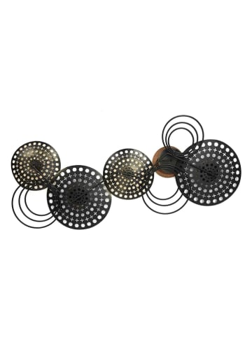Ethnical Life Wanddekoration in Schwarz - (B)63,5 x (H)47 x (T)7 cm