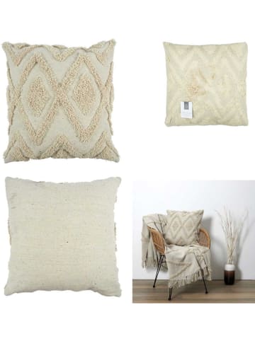 Ethnical Life Kissen in Beige - (L)40 x (B)40 cm
