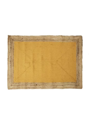 Ethnical Life Jute tapijt geel/lichtbruin - (L)170 x (B)120 cm