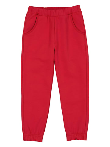 Lamino Spodnie dresowe w kolorze czerwonym