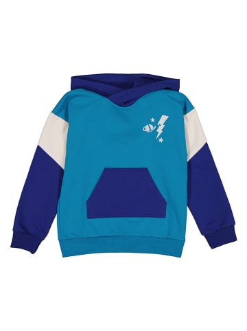lamino Hoodie in Blau/ Dunkelblau
