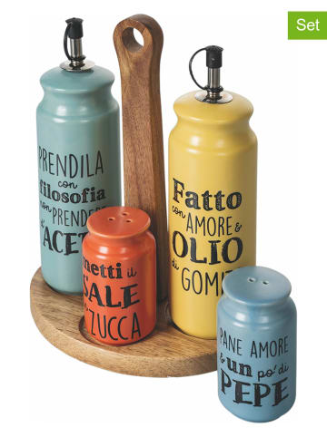 Villa d´Este 5-częściowy zestaw "Idea" w różnych kolorach do przypraw