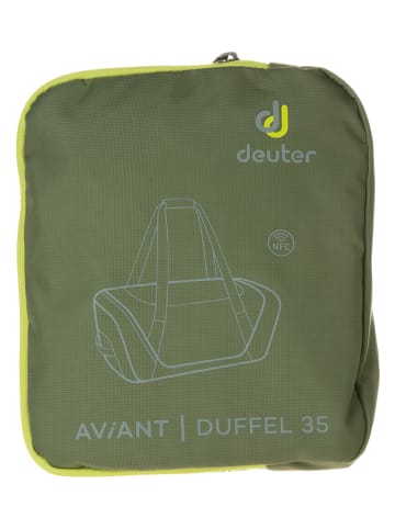 Deuter Sporttasche "Aviant Duffel" in Khaki - (B)50 x (H)23 x (T)30 cm