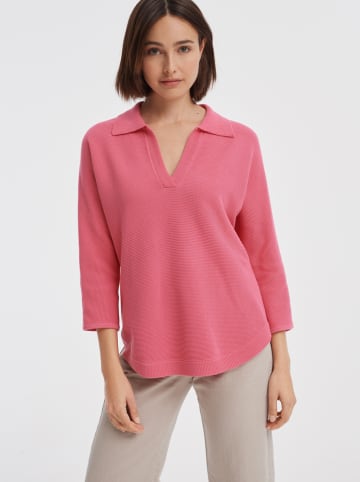 OPUS Bluzka "Pilea" w kolorze różowym
