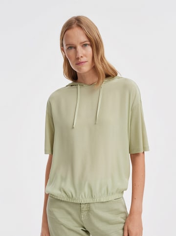 OPUS Koszulka "Sawelina" w kolorze zielonym