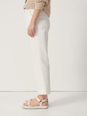 Someday Spodnie "Chenila" w kolorze białym