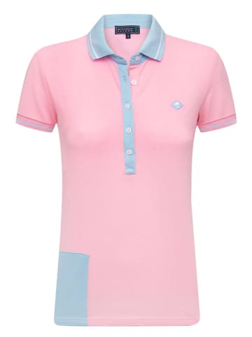 SIR RAYMOND TAILOR Poloshirt "Sha" roze/meerkleurig