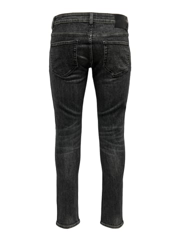 ONLY & SONS Spijkerbroek - slim fit - zwart