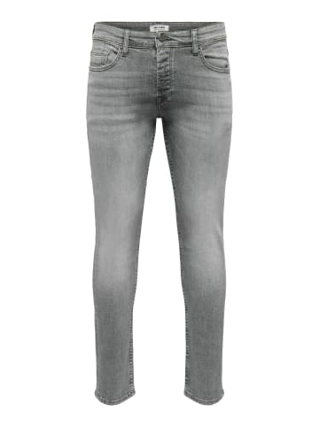 ONLY & SONS Spijkerbroek - slim fit - grijs