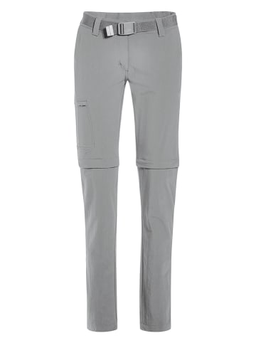 Maier Sports Spodnie funkcyjne Zipp-off "Inara Slim" w kolorze szarym