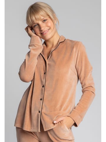 La Lupa Pyjama-Hemd in Beige