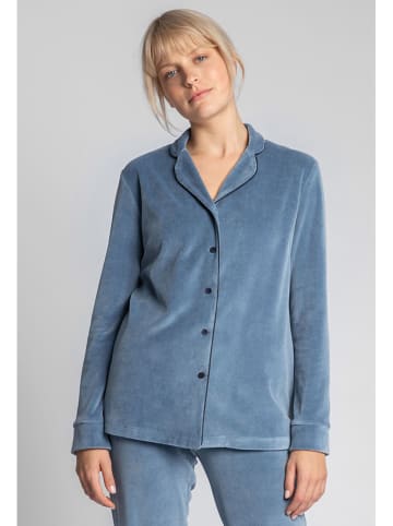 La Lupa Koszula piżamowa w kolorze jasnoniebieskim