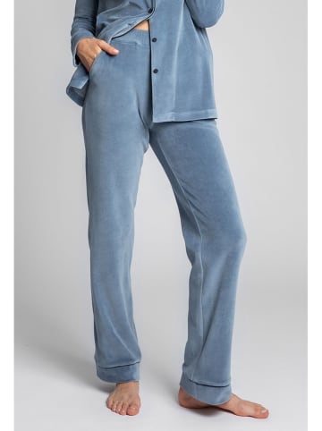 La Lupa Spodnie piżamowe w kolorze błękitnym
