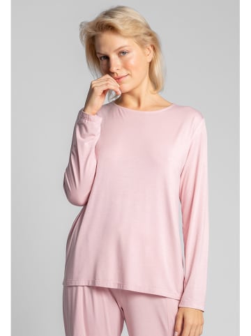 La Lupa Bluzka piżamowa w kolorze jasnoróżowym