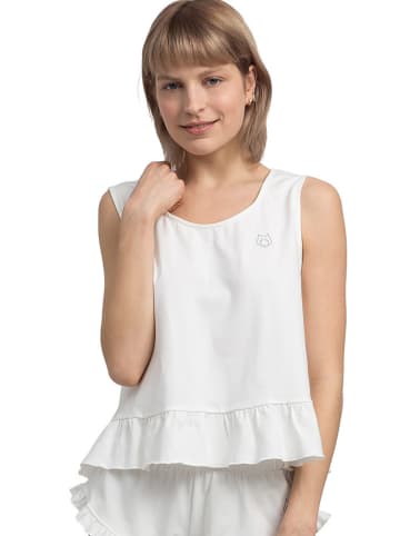 La Lupa Pyjama-Top in Creme