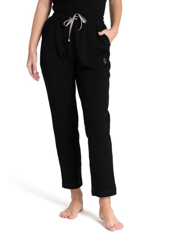 La Lupa Spodnie piżamowe w kolorze czarnym