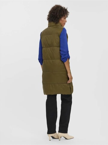 Vero Moda Kamizelka pikowana w kolorze khaki