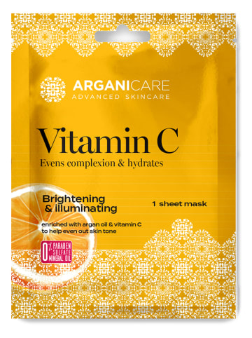 Argani Care Maska do twarzy "Vitamin C Sheet Mask" - 20 g