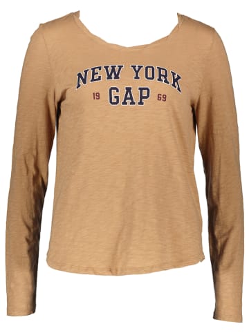GAP Longsleeve in Hellbraun
