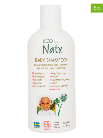 Naty 2-delige set: baby-shampoo, 2x 200 ml