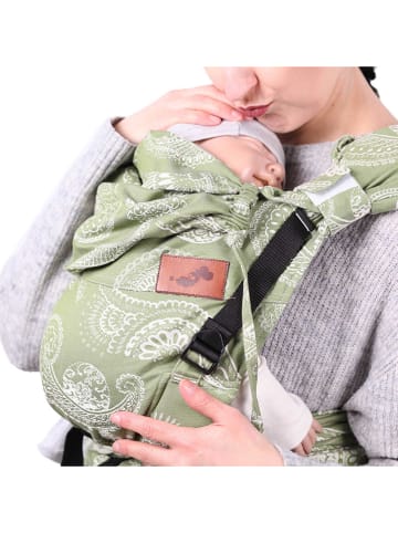 Schmusewolke Nosidełko "Half Buckle'' w kolorze oliwkowym