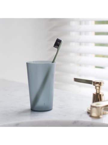 koziol Zahnputzbecher "Rio" in Anthrazit - (H)11,5 x Ø 7,3 cm