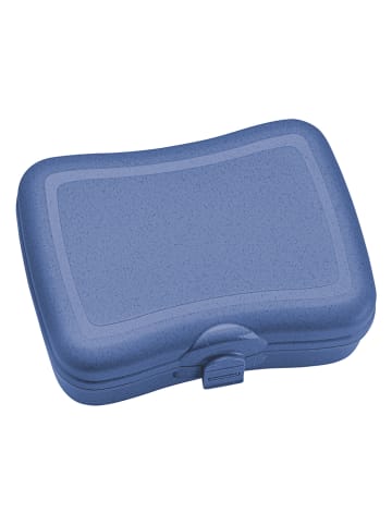 Koziol Pojemnik "Basic" w kolorze niebieskim na lunch - 16,8 x 6,6 x 12,2 cm
