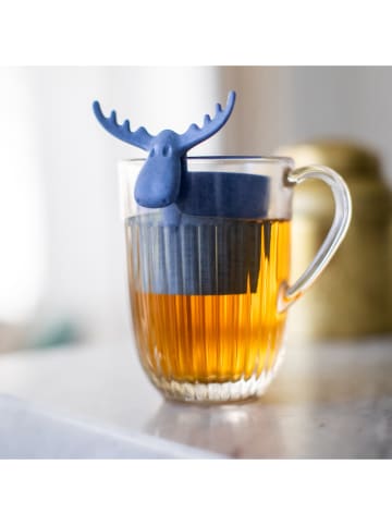 koziol Zaparzacz w kolorze niebieskim do herbaty - 7,3 x 9 x 6,6 cm
