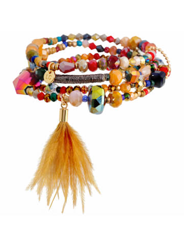 LA CHIQUITA Vergold. Armband mit Kristallen