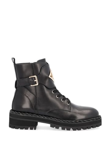 Liu Jo Leder-Boots in Schwarz