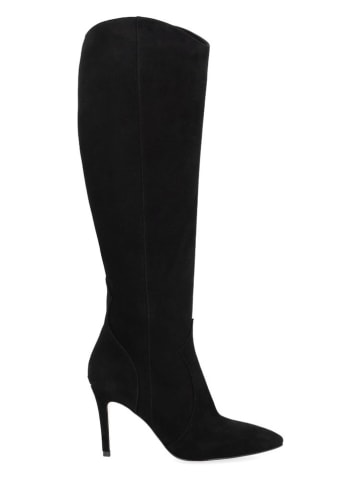 Liu Jo Leder-Stiefel in Schwarz