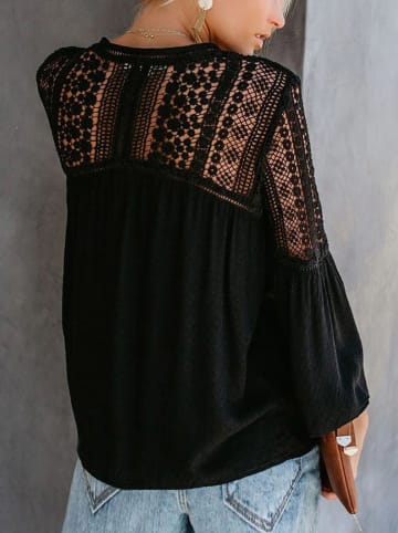 Milan Kiss Bluse in Schwarz