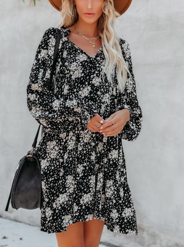 Milan Kiss Kleid in Schwarz/ Weiß