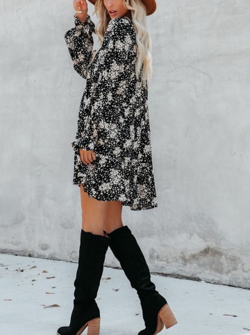 Milan Kiss Kleid in Schwarz/ Weiß