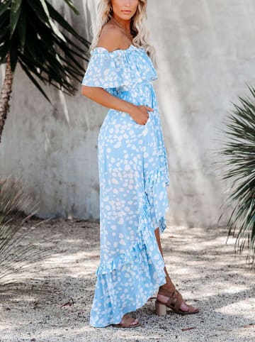 Milan Kiss Kleid in Hellblau