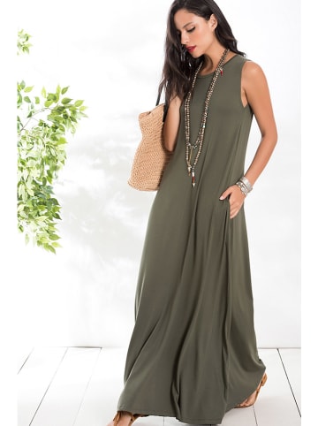 Milan Kiss Kleid in Khaki