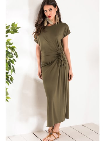 Milan Kiss Kleid in Khaki