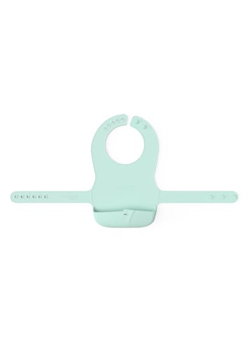 Rotho Faltbares Silikonlätzchen in Türkis - (B)32 x (H)64 cm