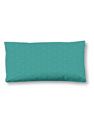 Hip Satin-Kissenbezug "Ximena" in Petrol