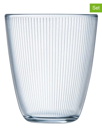Luminarc 6-delige set: glazen "Stripy" - 310 ml