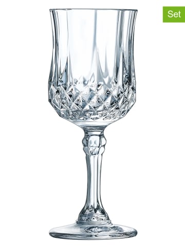 CRISTAL D´ARQUES 6-delige set: glazen "Longchamp" - 60 ml