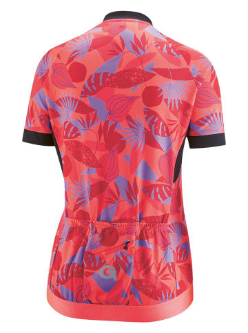 Gonso Fietsshirt "Nadiza" koraalrood/rood/paars