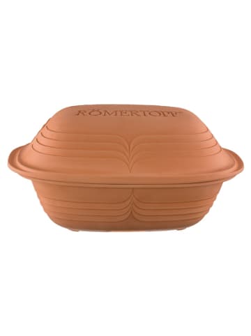 Römertopf Bräter "Modern Look" in Hellbraun - für 6 Personen