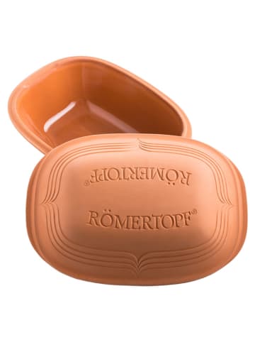Römertopf Bräter "Modern Look" in Hellbraun - für 6 Personen