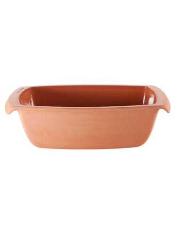 Römertopf Kastenform-Backform in Hellbraun - (B)34 x (H)11 x (T)20,5 cm