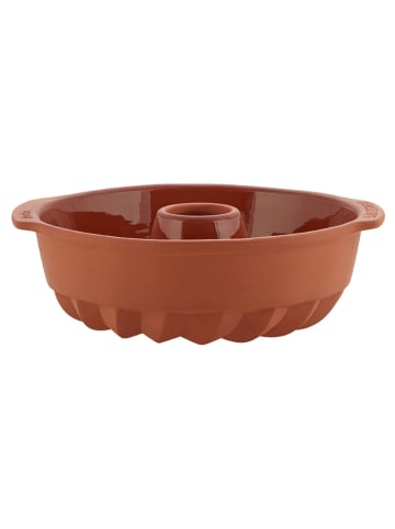 Römertopf Cakevorm "Kranz" lichtbruin - (H)8,8 x Ø 27,5 cm